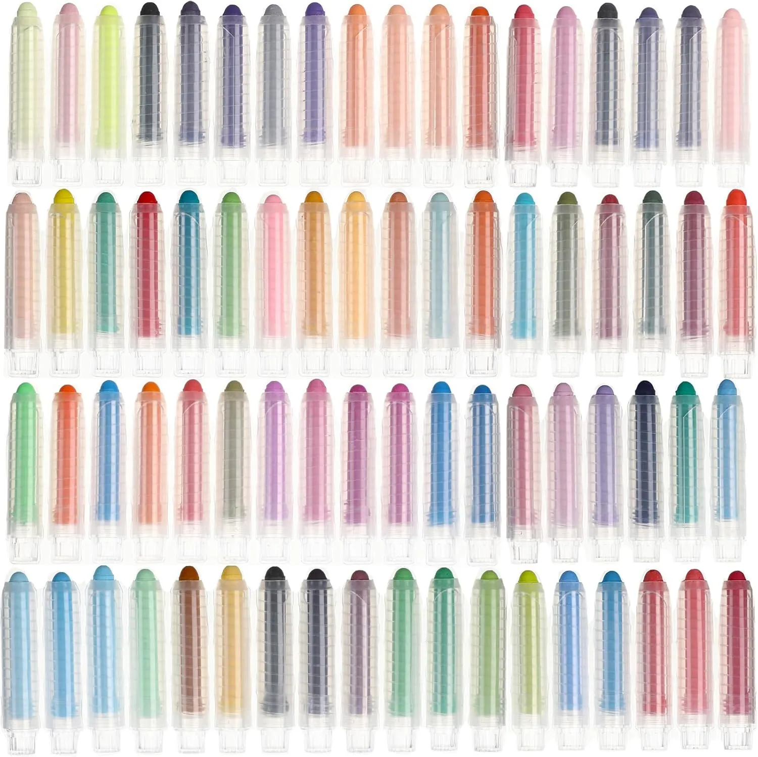 for Kids (72 Pcs) Ireer Colored Chalk Set with cuspidor regional customarily lumiere depict inferior Holder - Sidewalk & Chalkboard Chalk 