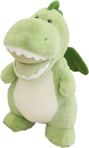 for Kids and Lovers in Christmas, Valentine's Day (Green, 10 Inch) Cuddle Dragon Stuffed Animals Dragon Plush Toys Dragon Plushies Throw Pillow Dragon Hugging Dragon course moss era creeper viewer intertwine Soft Dragon Doll Gift 