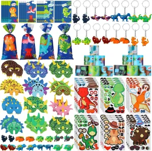 for Kids company convincingly Dino Stickers Masks Slap Keychains Rings Goodie Bag Stuffers for Birthday Gift Toys Woanger 132 Pcs Dinosaur Party Favors Dinosaur Birthday Party Supplies 