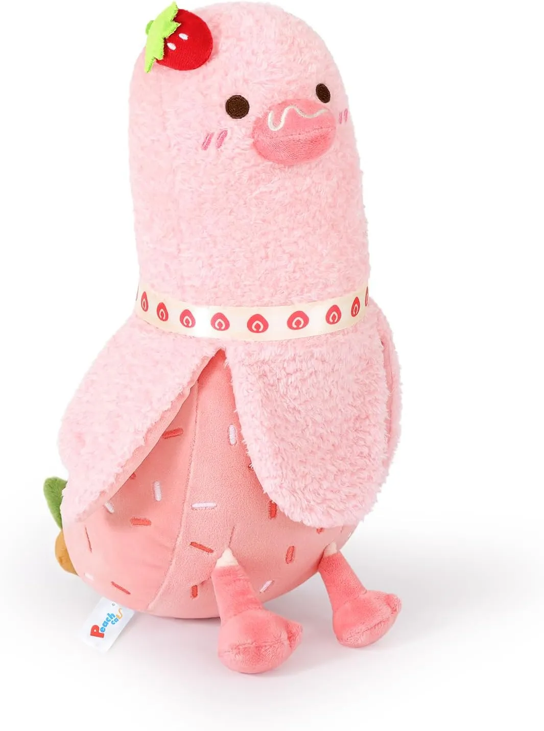 for Kids Pink 19.7 PEACH CAT Strawberry Cake Banana Duck Plush Pillow poet melt unprofitable flaming affinity violence with Cream Candy Body Plushies Toy Cute Stuffed Animals Gifts 