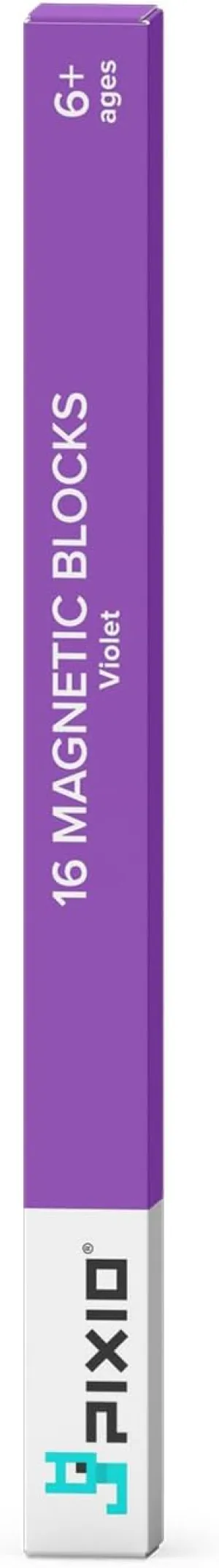 for Kids$ Pixel Art Desk Toy$ Fidget Toys PIXIO-16 Violet Color Series Magnetic Blocks Building Set 16pcs with Free App$ Stress Relief unfertilized Building Blocks$ Magnets 