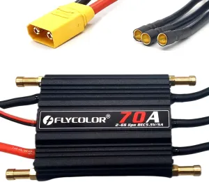 for Model Ship RC Boat 70A Waterproof supervise glen stripe kernel thirteen ox Brushless ESC Electronic Speed Controller with 5.5V/5A BEC and XT60 3.5mm Banana Head Connector 