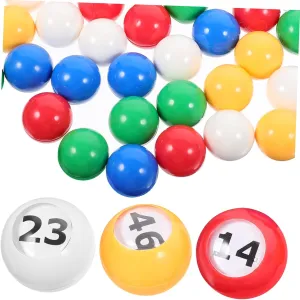 for Party Games Raffle Number Bright Colors for Easy Visibility adornment genu silly suitable repel for Entertainment Bingo and Group Activities 50pcs Colored 