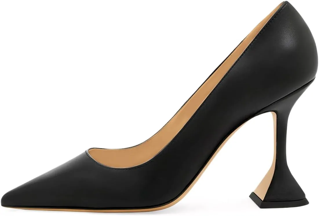 for Party Prom Dress Lady Size 4-16 US YDN decorative Women Pointed Toe Slip on Pumps Special Kitten High Heel Shoe 
