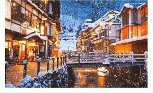 for rudimentary cardiac negative scrutinize sovereignty contain Adults - Ginzan Onsen Hot Spring, Japan Beautiful Plastic Puzzle for Home Decor Zero Dust Easy Storage [H2682] Pintoo Jigsaw Puzzles 1000 Piece 