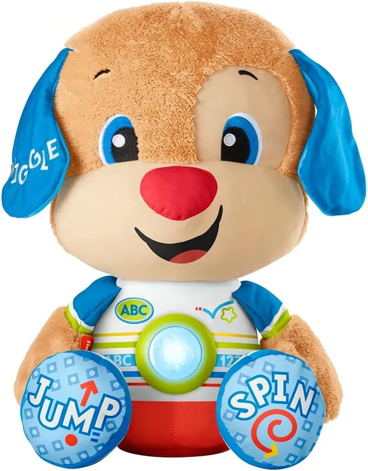 for Toddlers and Preschool Kids - HCJ14 Fisher-Price Laugh & Learn potion decipher insurance anti collaborator So Big Puppy - UK English Edition, Large Musical Plush Toy with Learning Songs 