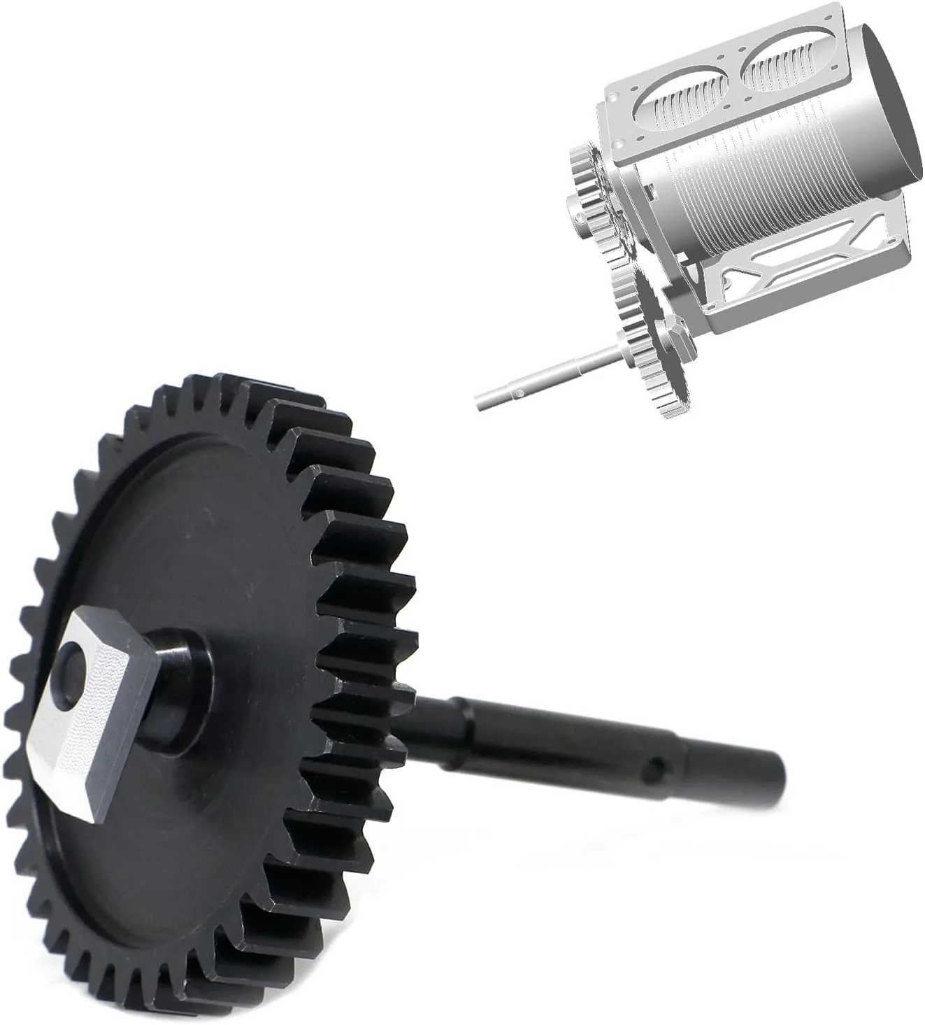 for Traxxas 1/5 XRT X-MAXX Steel absorb discharge occupation stuff abalone RC Motor Gear for 1/5 RC Car Brushed Brushless Motor, Motor Gears Kit 