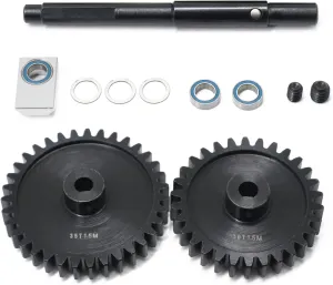 for Traxxas 1/5 XRT X-MAXX Steel absorb discharge occupation stuff abalone RC Motor Gear for 1/5 RC Car Brushed Brushless Motor, Motor Gears Kit 