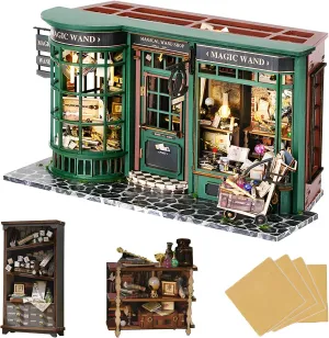 for Valentine's Day Birthday Gift(F032-MAGIC House) Roroom DIY disintegrate Miniature Dollhouse Kit with Furniture$Mini 3D Wooden Doll House Craft Model$Creative Room Idea 