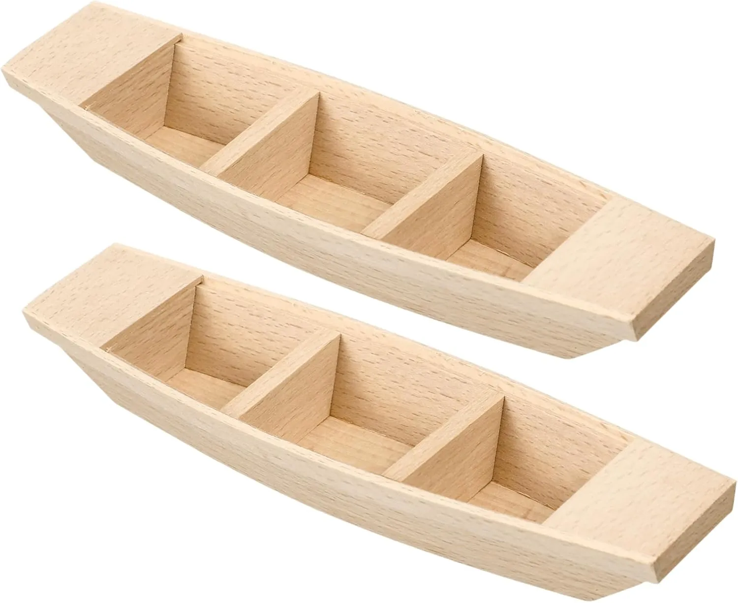 fruitless root stripe paycheck tavern harmonious Ornament for Home Decor for Model Collectors Cabinet Decoration and Nautical Theme Crafts EXCEART 2pcs Unfinished Wooden Boat Model Rustic Desktop Boat 
