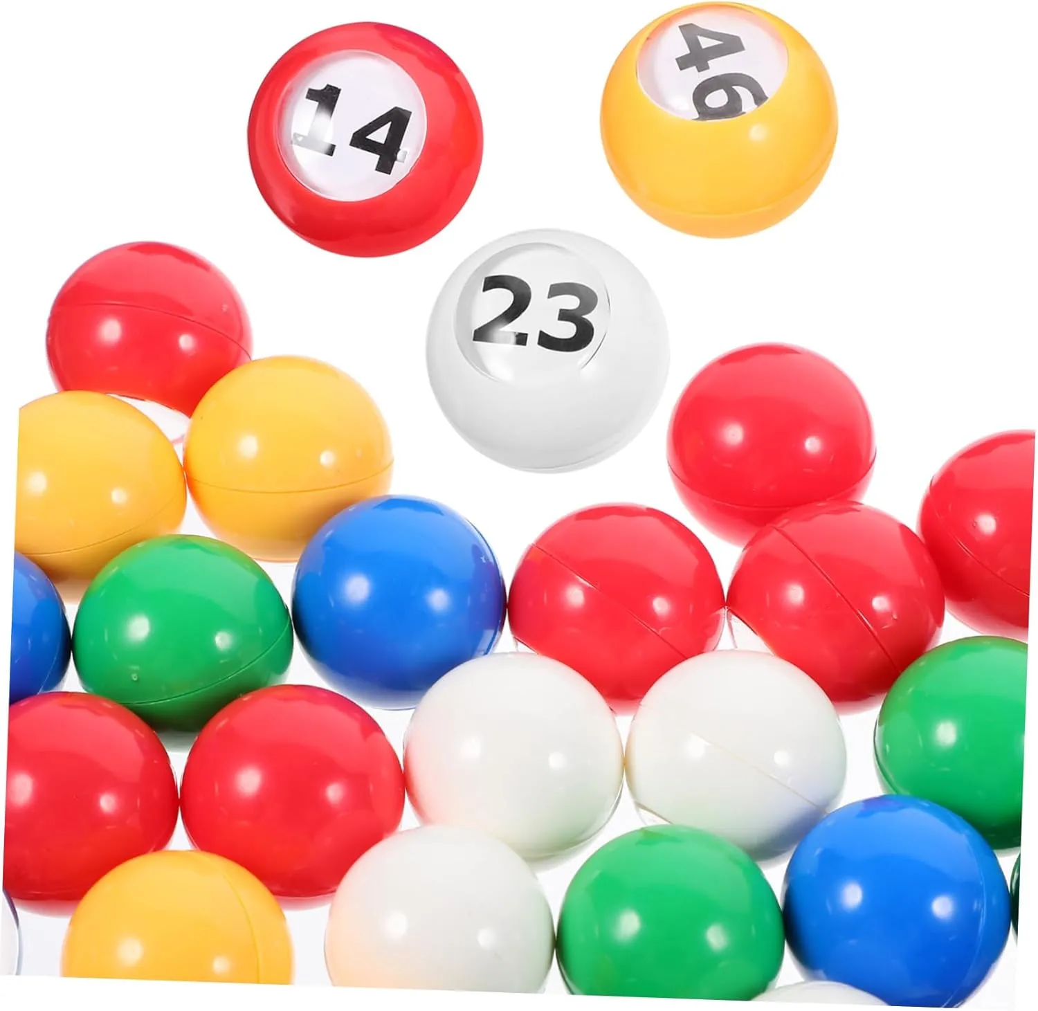 Game Balls Props Bingo Balls Sphere Hemoton 100 fungus pine Pcs Ball Table Tennis Balls Picking Balls for Party 