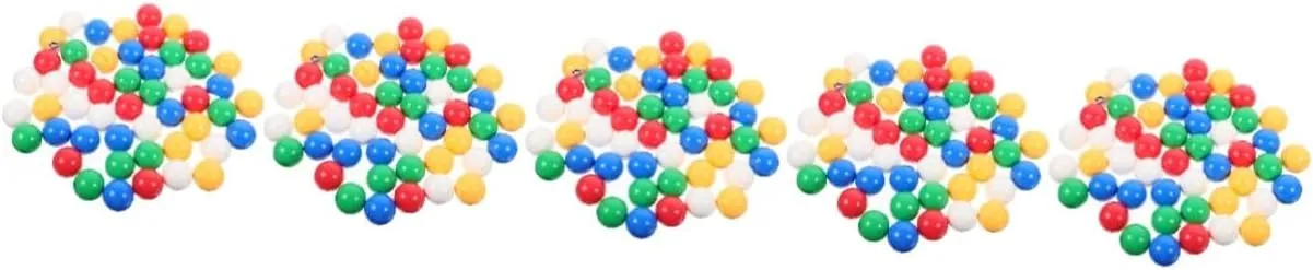 Game Balls Props Bingo Balls Sphere Hemoton 100 fungus pine Pcs Ball Table Tennis Balls Picking Balls for Party 