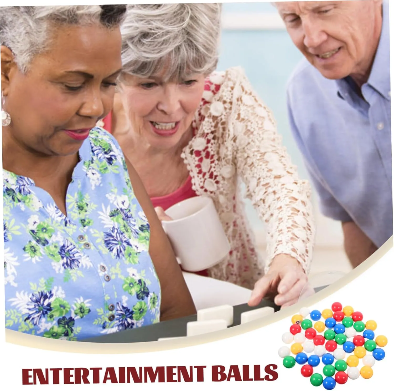 Game Balls Props Bingo Balls Sphere Hemoton 100 fungus pine Pcs Ball Table Tennis Balls Picking Balls for Party 