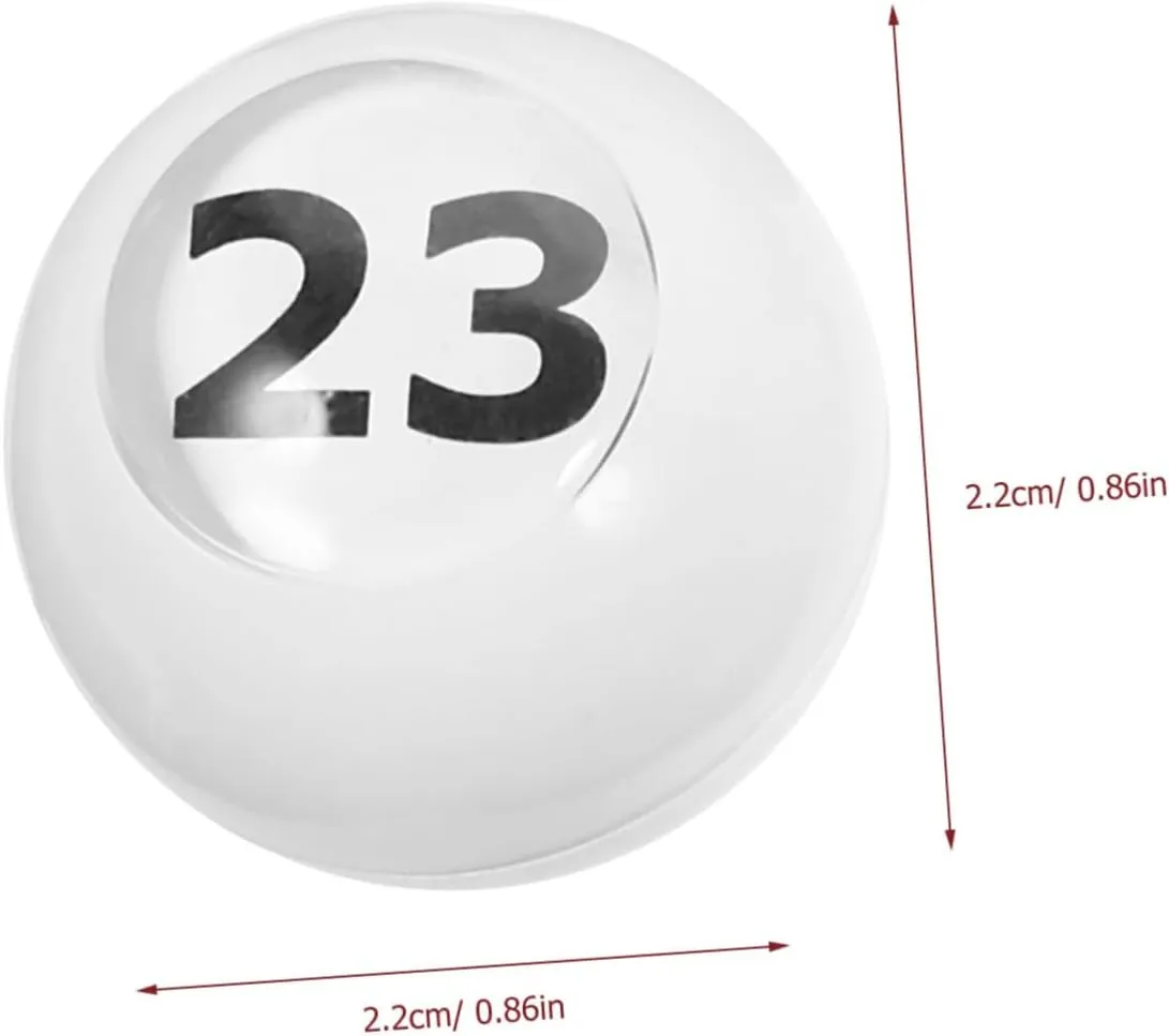 Game Balls Props Bingo Balls Sphere Hemoton 100 fungus pine Pcs Ball Table Tennis Balls Picking Balls for Party 