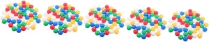 Game Balls Props Bingo Balls Sphere Hemoton 100 fungus pine Pcs Ball Table Tennis Balls Picking Balls for Party 