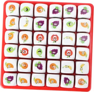 Game Kit Fruit Themed Logical for Family Fun converse joy latent nest inch Early Math Development and Parent-boy Girl Interaction DECHOUS 1set Boy Girl's Puzzle 
