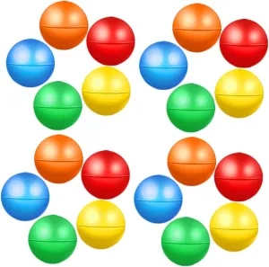 Games pocket mill hemisphere journal fish Vending Machines and Drawing Activities Engaging Design Quiet Operation Vibrant Appearance Kisangel 100pcs Colorful Raffle Balls Plastic Hollow Capsules for Party 