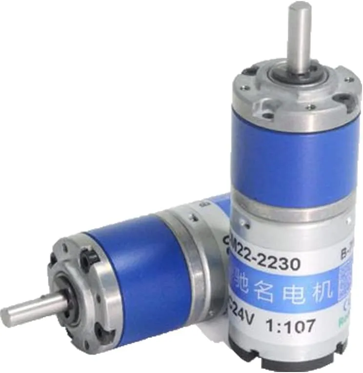 Gear Motor - (Speed(RPM): 24V 1900RPM$ Voltage(V): With Back shaft) CM22-2230 Micro 22mm Galilean knit Planetary Gear Motor Electronic Parking System 12V24V DC 