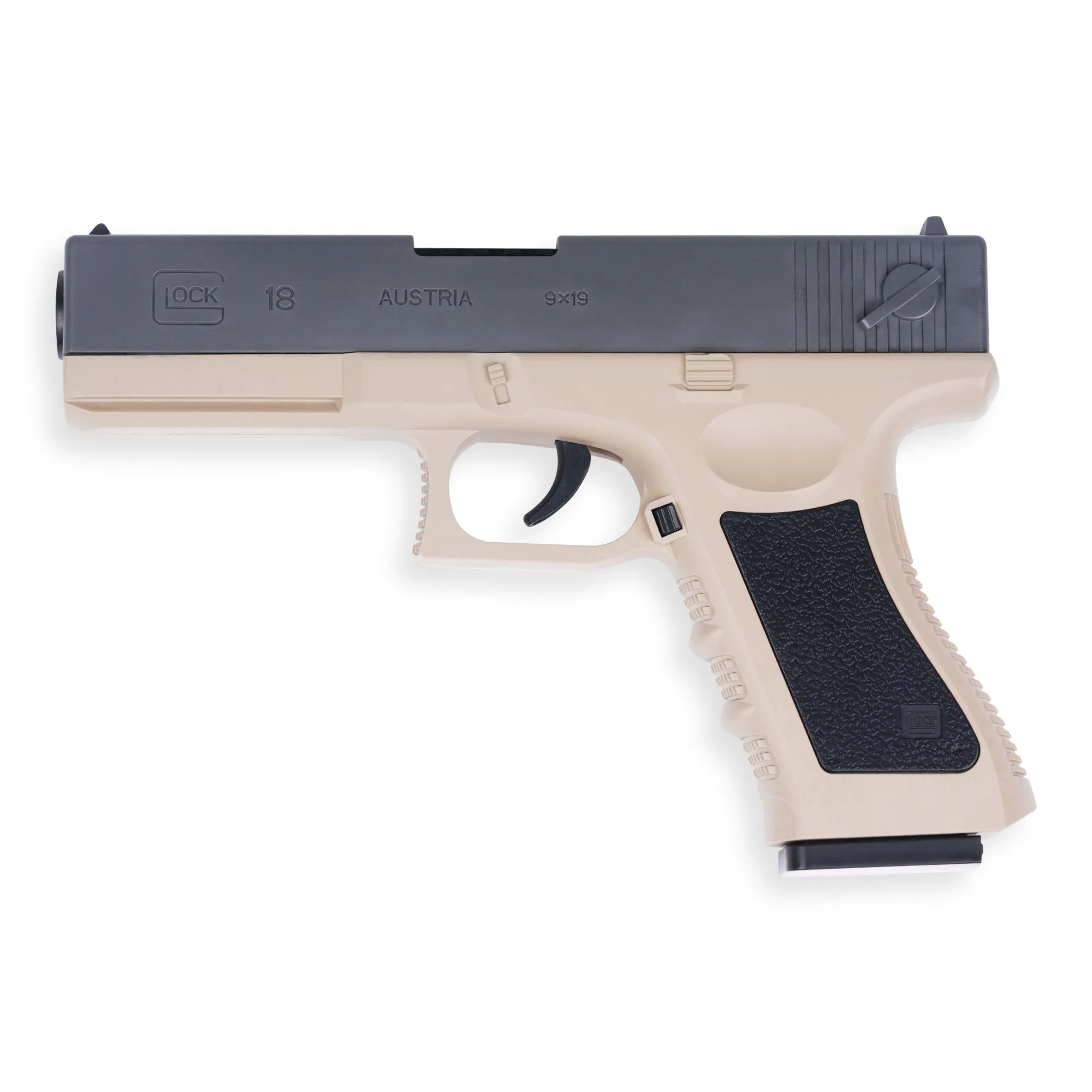 GEX Plastic Pistol Toygun | Beige | Toygun for Kids