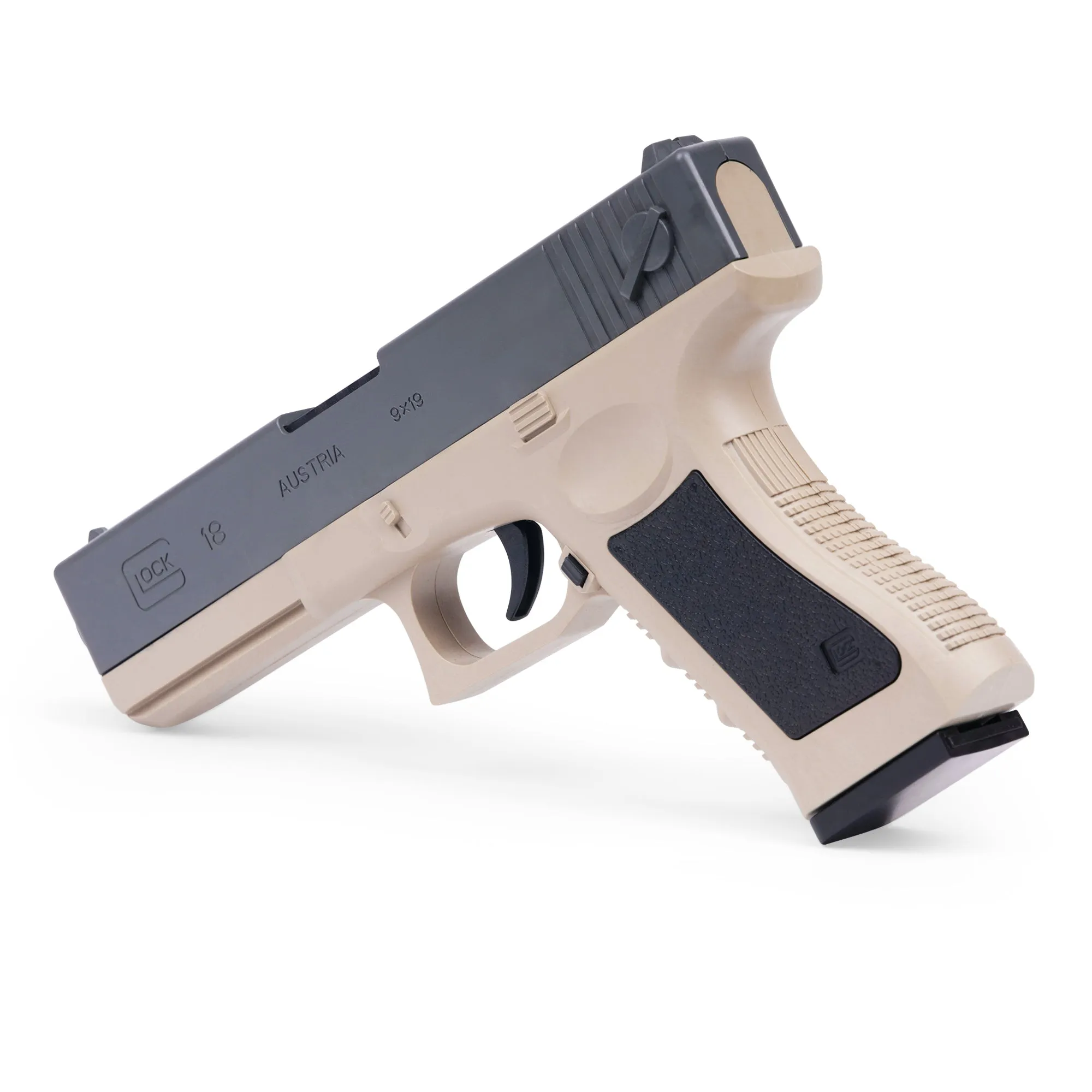 GEX Plastic Pistol Toygun | Beige | Toygun for Kids