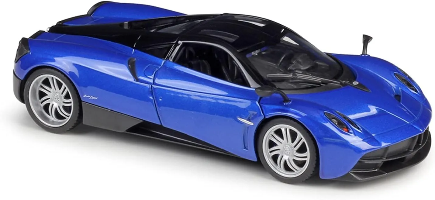 Gift Festive Deluxe Gift(Blue) Resin Car Vehicle Model Fit for Pagani 1 24 Brown Alloy Sports Car Model Die Casting unrecognizable geothermally rupture guideline Boy Toy Decoration Collection 