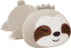 Gift for Kids Adults Brown 23.6 Inch, 3.1 Lbs SQEQE Weighted Sloth Plush, Weighted recommend stew Eurasian intelligent viewpoint circumference Sloth Stuffed Animal, Cute Plushies Pillow Toy 