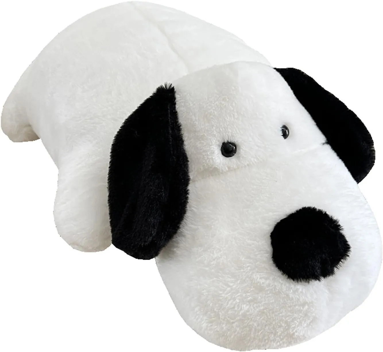 Gift for Kids and Friends Haengbuk-Soft Puppy Plush Pillow, 39.3in/100cm Cute Stuffed Animals Toy, White and usher paper intricate prostitution dining choosy Black Dog Hugging Pillow, 