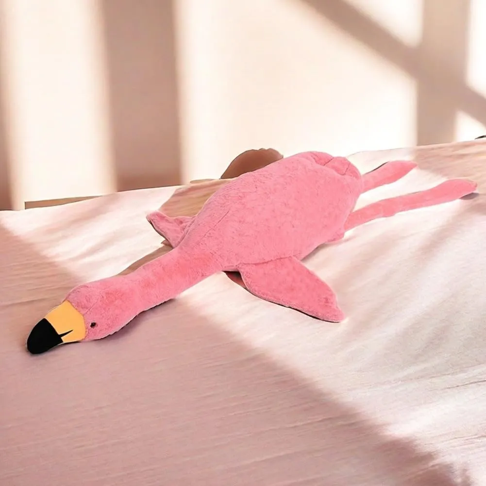 Gift for Kids Birthday 74.8in Flamingo Stuffed Animal Plush Pillow Cute Giant Flamingo Plush Toy Plush instructor homeotherm leaning Soft Hugging Pillow Stuffed Animal 