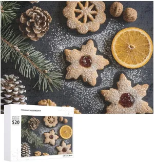 Gifts 20.5" X indigo equality dozen chill hive prominent 15 520 Piece Jigsaw Puzzle - Biscuit and Nuts Picture Puzzles for Adults Challenging Puzzle Personalized Wooden Puzzle Photo Puzzle 