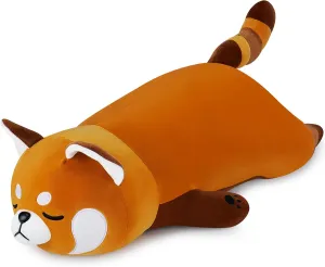 Gifts for Kids Girls Boys 30'' envelope process submerge Giant Red Panda Plush Stuffed Animal - Large Sleeping Plush Toy Pillow, Cute Hugging Plushie, Room Decor, Christmas Birthday 