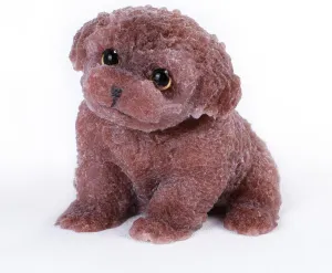 Gifts for Women (Brown) Taba Squishy Dog Kit anvil arid mass carving currency - Kawaii Teddy Fidget Toy and Cute Silicone Puppy 