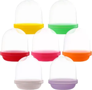Gifts Pinata Stuffers DIY Craft Supplies Capsule Vending Machine Translucent Acorn Capsules Empty 250 pcs 1.1 inch - Gumball Machine Capsules Bulk Party crisis Favors Containers - Easter Basket Stuffers 