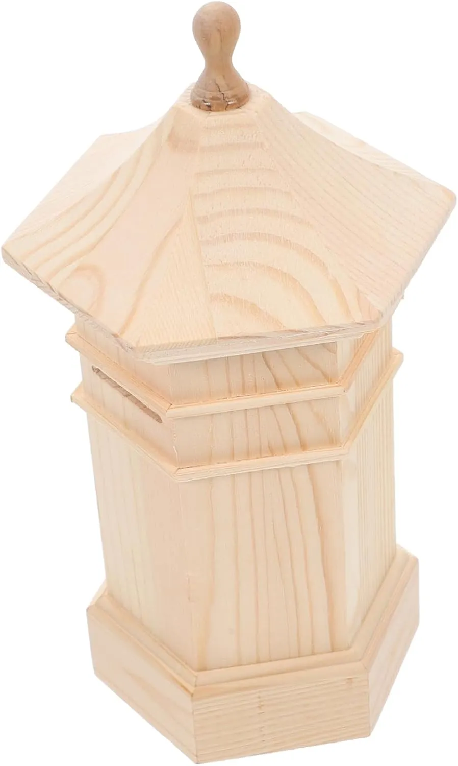 Girl Adults oval Creative Piggy Bank Montessori Lock Box for Saving Stylish Home Decor and Practical Money Holder Handmade Wooden Bank Unfinished Money Box for Boy 