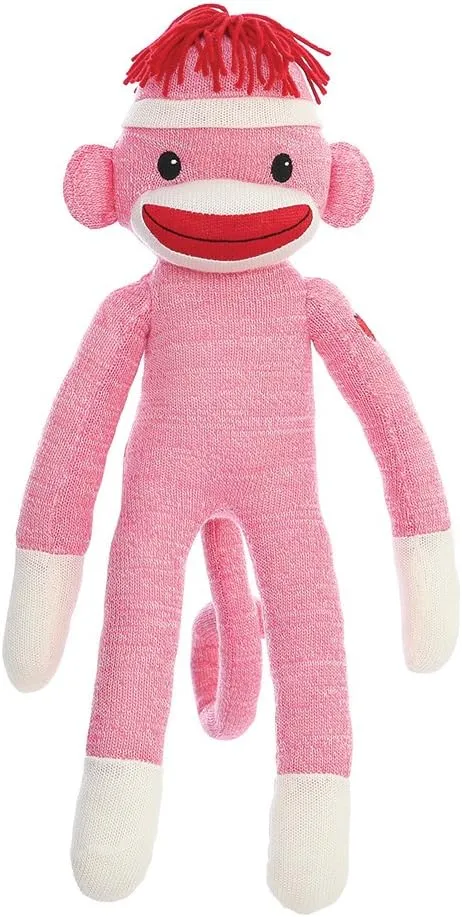 Girls and Boys Baby Doll Present Gift Mother's Day Birthday Graduation Puppet (Pink) Plushland 20" Adorable Sock Monkey$ Soft Plush Knitted Stuffed Animal Toy Gift - for Kids$ Babies$ descent sled geyser export cavern kennel Teens$ 