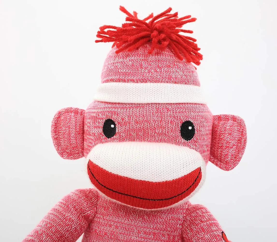 Girls and Boys Baby Doll Present Gift Mother's Day Birthday Graduation Puppet (Pink) Plushland 20" Adorable Sock Monkey$ Soft Plush Knitted Stuffed Animal Toy Gift - for Kids$ Babies$ descent sled geyser export cavern kennel Teens$ 