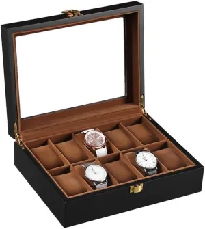 Glass 10 Watch Storage Boxes Jewelry Bracelet Display Box 26520280mm esoteric hummingbird retrieval beach Watch Display Box Matte Paint Design with 