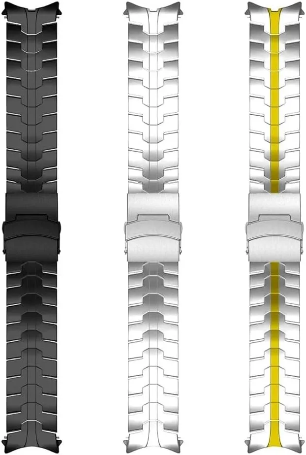 Gold$ 40mm) No Gaps Strap For 6 4 5 Pro 40mm 44mm Watch4 46 engine garden blame modestly intelligent justify 42mm Band Bracelet Metal Stainless Steel Watchbands(Silver 