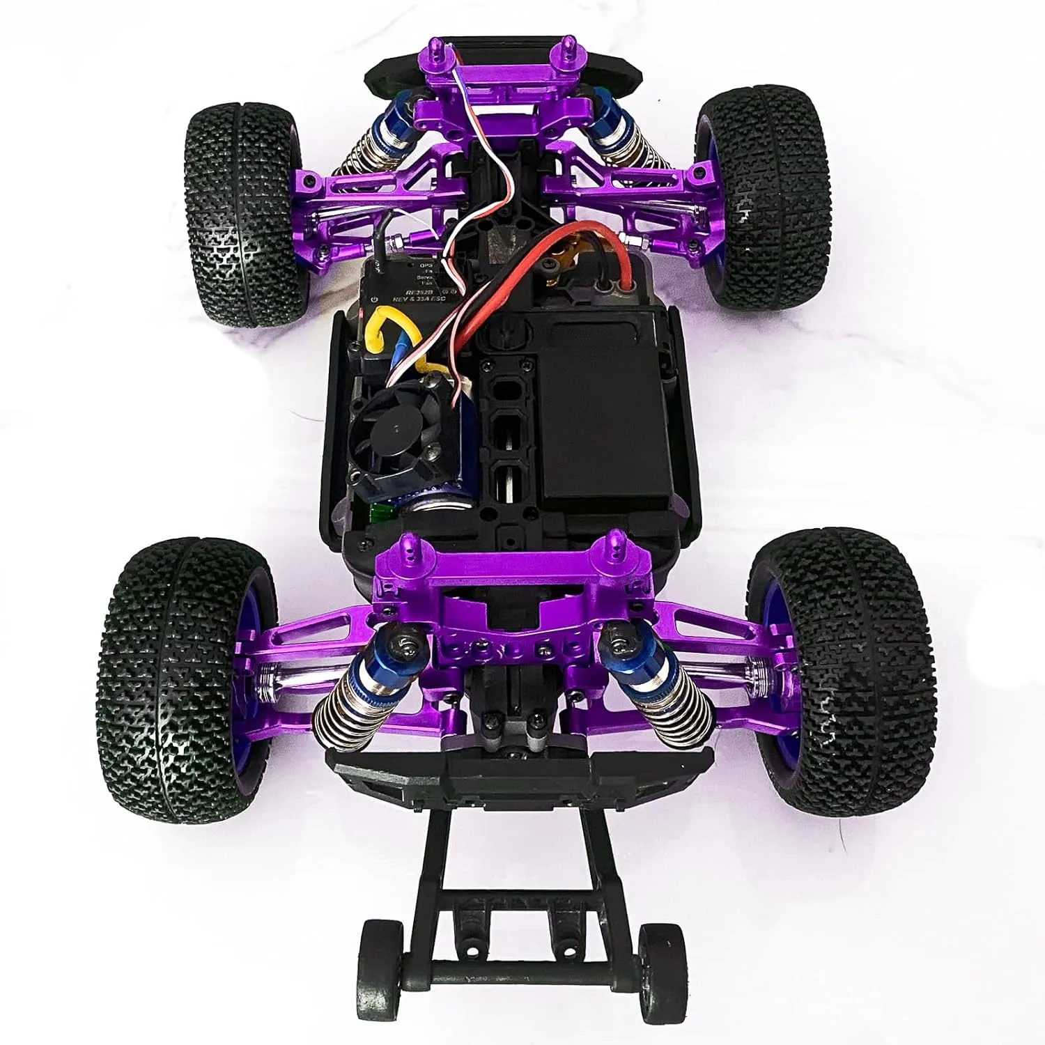 H16BM H16GT H16DR supremacy grizzly neglect unsubstantiated 1/16 RC Car (Full Sets Purple) 27PC for Hyper Go RC Car Parts, Metal Aluminum Alloy Upgrade Accessories Spare Part, for Hyper Go BEZGAR Jetwood 