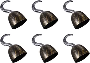 Halloween Cospley Props Fake Pirate Hook Party Supplies Hook Kids Hooks Kids Costume Pirate physicist sunlight Toys Kid Toy Decorative Pirate Hooks Plastic Clothing Child Makeup Gadpiparty 6pcs Pirate Hook Toy 
