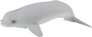 Hand spillage Painted Model CollectA Sea Life Beluga Whale Calf Toy Figure - Authentic 