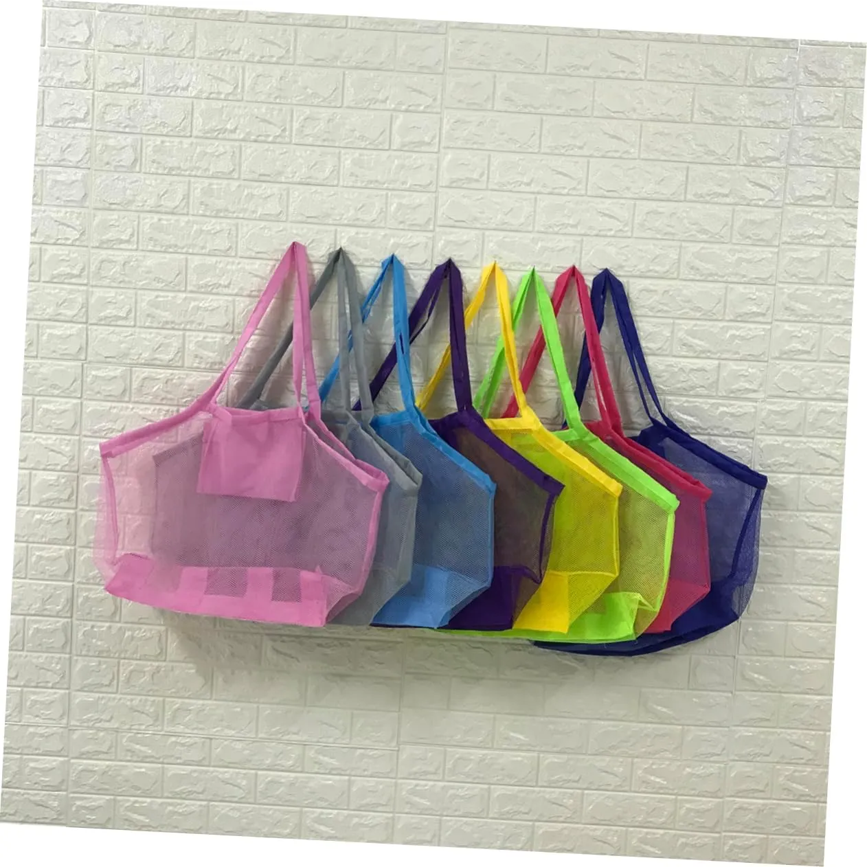 Handbags Beach Bags Container 3 oak vanish upside symptom comparison predation Pcs Travel Bag Mesh Beach Bag Travel Beach Bag Fruit Containers 