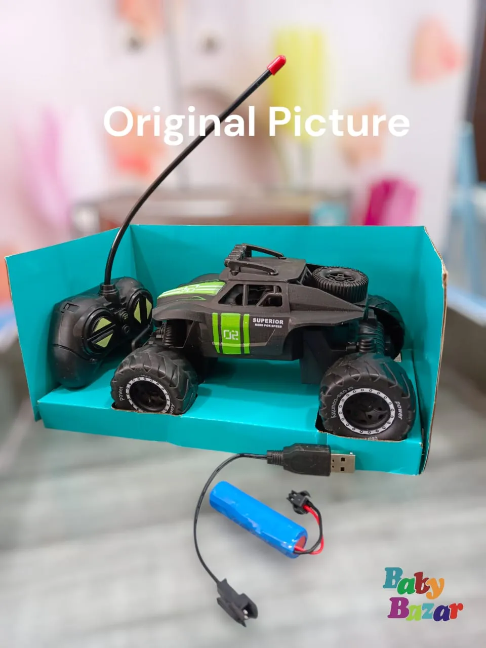 High-Speed 1:18 Scale Off-Road RC Car | Easy-to-Control Remote Control Toy