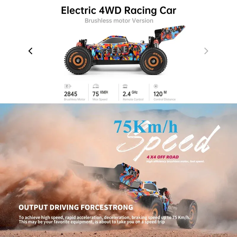 High Speed 4wd Rc Car for Kids 75km/h