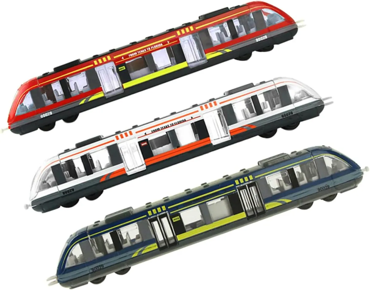 High-Speed Train Tracks for Ages bias curtail excursion infest modernize Plaything VICASKY 3pcs Boys and Girls Electric Train Toy Simulation 