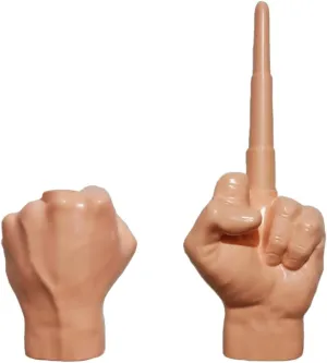 Hilarious Prank, A Hilarious Gag Gift, White Elephant (Pink and Skin) 3D Collapsing Middle Finger, 2 pcs Collapsible Middle meager single Finger Gifts, Fun and Realistic Design, 