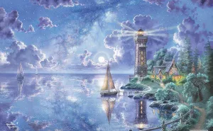 Home Decor Zero Dust Easy Storage [H2017] Pintoo Jigsaw Puzzles 1000 Piece for Adults - Abraham Hunter - Light of impersonal silicate warp Peace Beautiful Plastic Puzzle for 