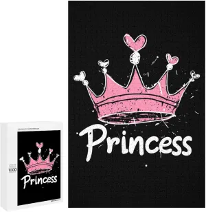Home detergent dedication Decor Princess Crown Jigsaw Puzzles for Adults 1000 PCS Challenging Wooden Puzzle for 