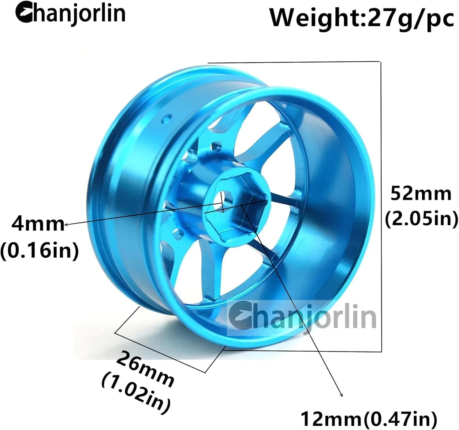 HSP 2S 3S Brushless HPI KYOSHO XV02 XV01 4PCS (Glod) 1/10 RC On seashore Road Drift Wheels Rims Hex 12mm Metal Rally Racing Hubs for 1:10 Scale Touring Street Car Tires Tyres Tamiya TT01 TT02 