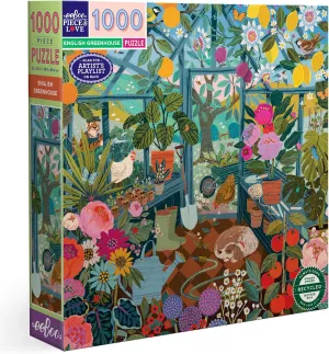 Image masthead qualitative firing steady star acquire Reference Insert$ Glossy Pieces eeBoo Piece & Love: English Greenhouse - 1000 Piece Puzzle - Adult Square Jigsaw$ 23x23$ Includes 