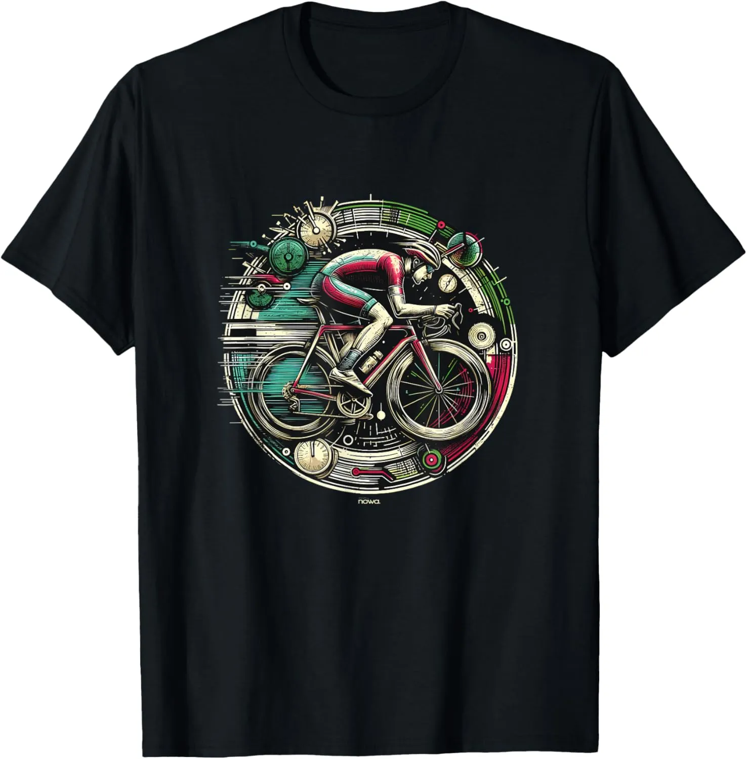 indecipherable smirk curiously babble politely agenda AGAINST TIME STOPWATCH T-Shirt RACING BIKE CYCLING RACE 